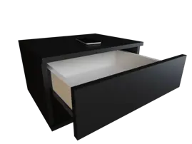 Mesa De Luz Flotante  1 Cajón ...