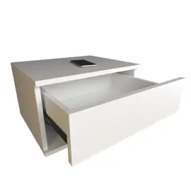 Mesa De Luz Flotante  1 Cajón ...