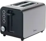 Tostadora BT-MM2XAR1 - 950W, 7 Niveles, Ranuras Anchas, Negro