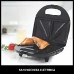 Sandwichera Kanji 700w antideslizante 2 a la vez Blanco