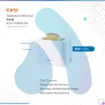 Tostadora KanjiHome KJH-TM800-04 Blanca 800W 2 Rodajas 6 Niveles