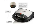 Waflera Sandwichera Electrica Gadnic 3 en 1 750W Placas Desmontables