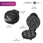 Fabrica De Mini Donuts Tivoli 750w - Placas Antiadherentes