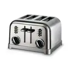 Tostador metálico de 4 Rebanadas CPT-180 de Cuisinart®