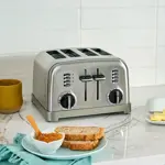 Tostador metálico de 4 Rebanadas CPT-180 de Cuisinart®