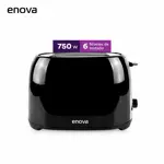 Tostadora eléctrica enova 750W 2 posiciones negra