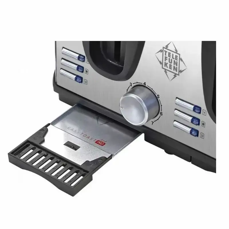 Tostadora Eléctrica Telefunken Easytoast Pro 1450w 4 Panes