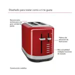 tostadora roja kitchenaid lkmt2109rer