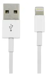 Cable  Lightning A Usb 3 Metros Bla...
