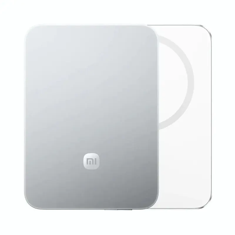 XIAOMI CARGADOR PORTATIL SUPER SLIM MAGNATIC 5000mah SILVER Y BLACK
