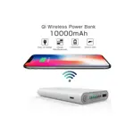 Cargador Portatil Power Bank Doble Inalambrico Qi 10000 Mah - BLANCO