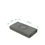 Cargador Portatil Power Bank Doble Inalambrico Qi 10000 Mah - GRIS 