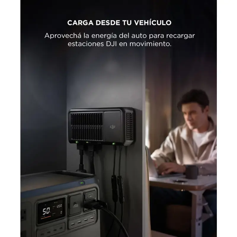 Cargador Súper Rápido Para Vehículos Solar DJI Power 1800W