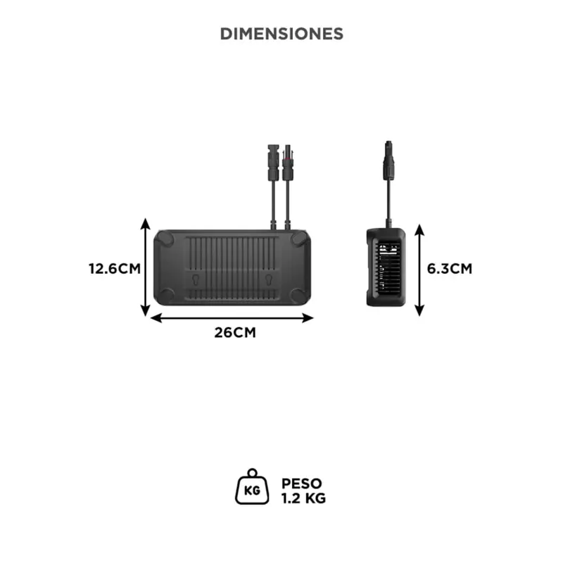 Cargador Súper Rápido Para Vehículos Solar DJI Power 1800W
