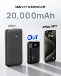 Power Bank INIU 20000 mAh, 22,5 W, carga rápida, USB-C, 3 salidas