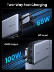 Power Bank UGREEN 20000 mAh 100 W con carga rápida PD de 3 puertos