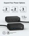 Estación de carga Anker 525 7-en-1 USB C Power Strip para iPhone