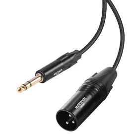 Cable  6.35 Mm Trs A Xlr Macho 3 M ...