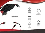 Cable Hdmi A Hdmi Mallado Full Hd V1.4 - 10 Metros - SKYWAY