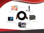 Cable Hdmi A Hdmi Mallado Full Hd V1.4 - 10 Metros - SKYWAY