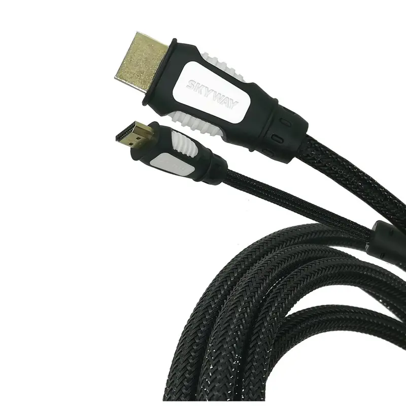 Cable HDMI a HDMI 4K 3D Mallado V2.0 3 Metros | Skyway