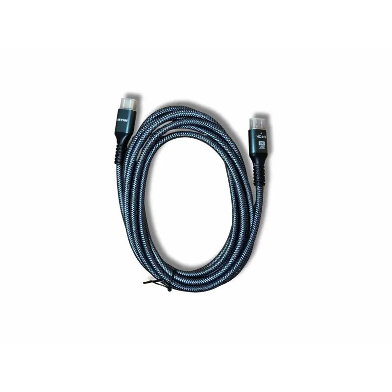 Cable HDMI 2.1 8K Mallado + Premium 48gbps 60hz Ultrahd