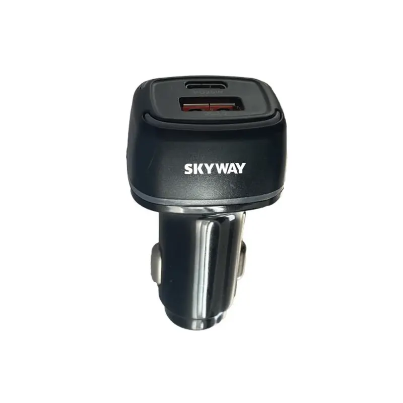 Cargador de Auto 2 Salidas ( USB C PD + Qc3.0) 40W