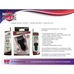 Cargador de Auto - 2 Salidas (Usb Tipo-C + Qualcomm 3.0)