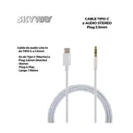 Cable de Audio Tipo C a 3,5mm - Macho a Macho - Stereo - 1