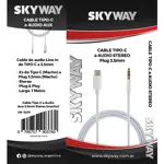Cable de Audio Tipo C a 3,5mm - Macho a Macho - Stereo - 1