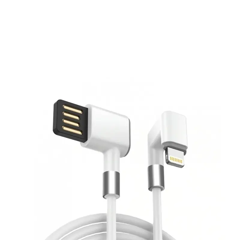 Cable Gamer Curvo | Lightning | 2.4 Amper | P/ Juegos