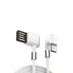 Cable Gamer Curvo | Tipo C | 2.4 Amper | P/ Juegos - Datos