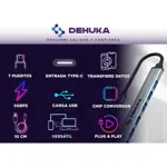 Adaptador Hub Usb C A Usb Compatible Notebook Mac Macbook Laptop Dehuka