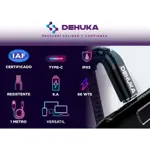 Cable De Carga Rapida Usb C A Usb C 66w Reforzado 1 Metro Dehuka