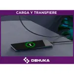 Cable Usb Compatible Con iPhone 2 Metros Dehuka