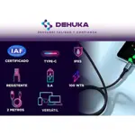 Cable De Carga Rápida Usb C A Usb C Mallado