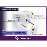 Conversor Rca Av2 A Hdmi 720p 1080p Compatible Consolas Pc Laptops Ps2 Wii Dvd Dehuka
