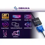 Adaptador Hdmi Vga A Hdmi 4k Full Hd Dehuka