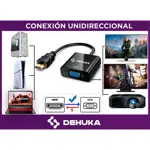 Adaptador Hdmi Vga A Hdmi 4k Full Hd Dehuka