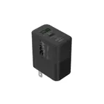 Cargador Gan Foxbox Mega 30w + Cable Round Pro Lightning Negro