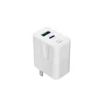 Cargador De Pared Gan Foxbox Mega 30w Carga Rápida Blanco