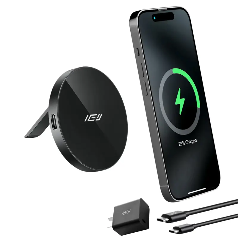 Cargador Inalámbrico Magnético P/ iPhone Iey | Megatone