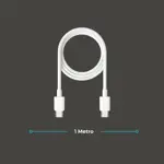 Cable Tipo C Para Carga Y Datos Tipo C De 1 Metro 