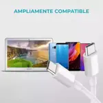 Cable Tipo C Para Carga Y Datos Tipo C De 1 Metro 