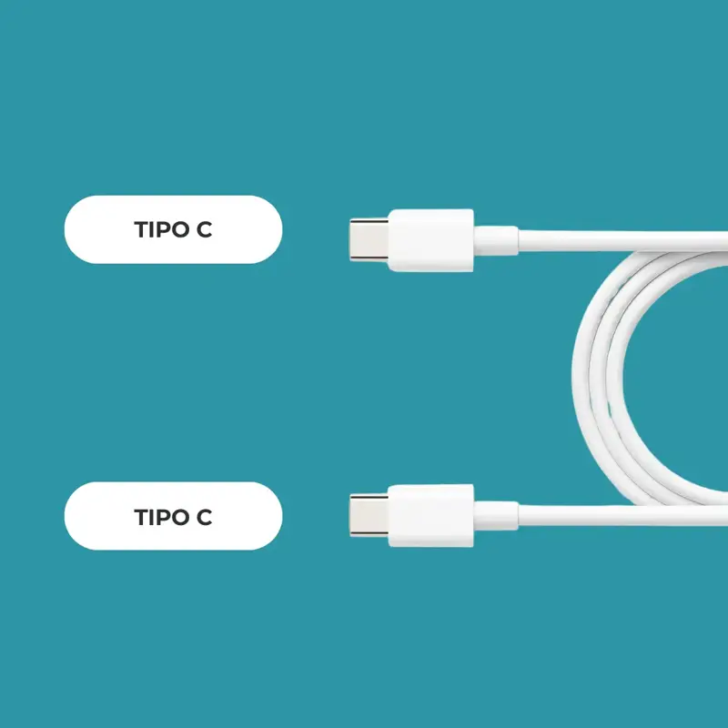 Cable Tipo C Para Carga Y Datos Tipo C De 1 Metro