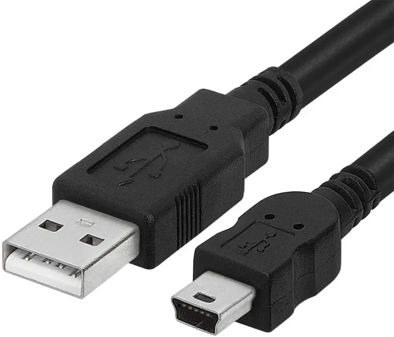 Cable Mini Usb 2 Metros Negro Global