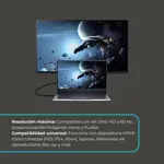 Cable HDMI 5 Metros V2,0 con Filtros 2160P Global