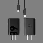 Cargador con cable Motorola 68w