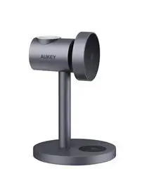 Estación de carga inalámbrica Aukey 3 en 1 MagFusion Qi2
