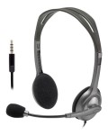 Auriculares Headset Logitech H111 Microfono Skype Pc Web